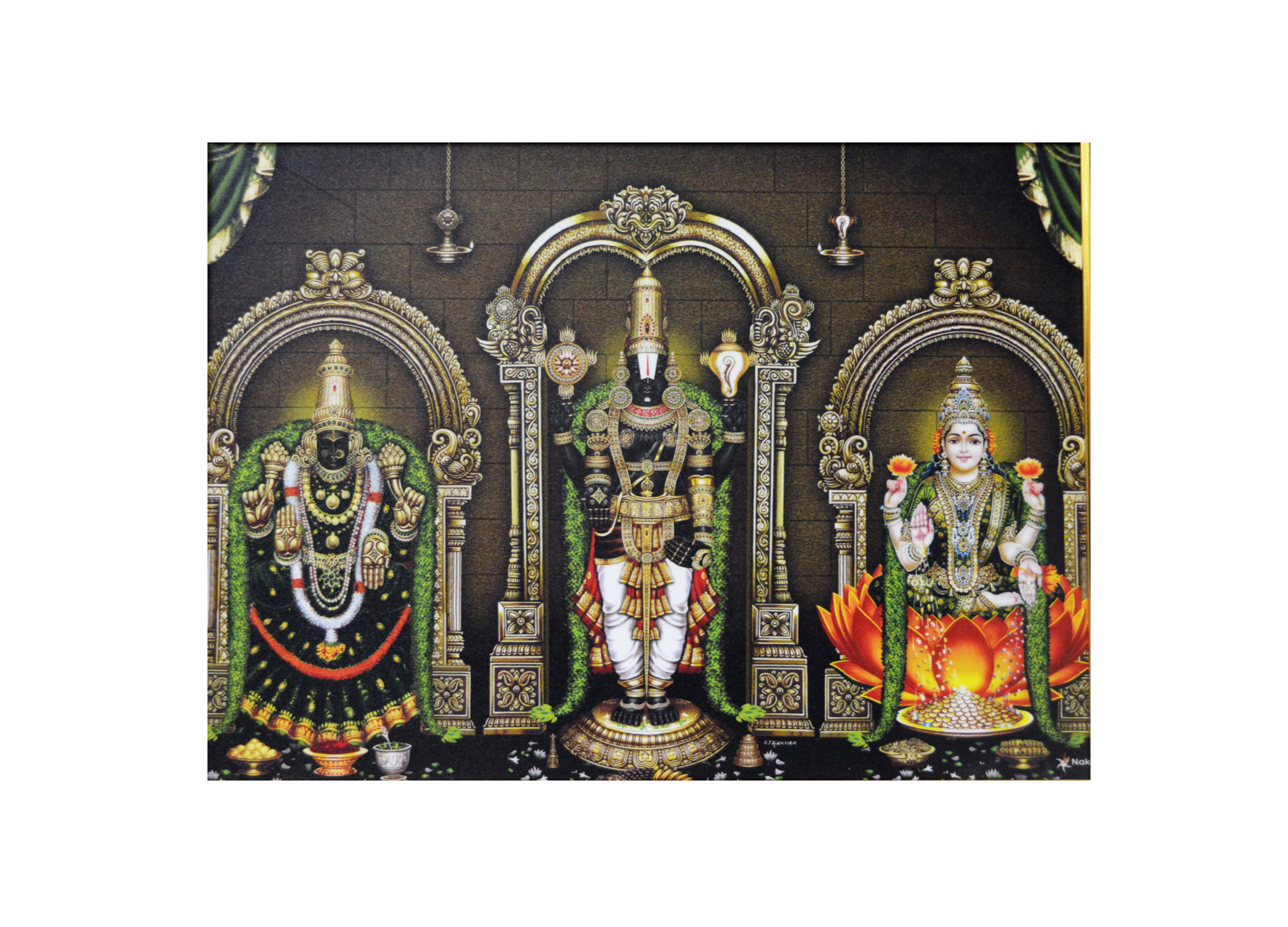 Padmavathi Lakshmi Balaji Photo Frame – 101 Temples