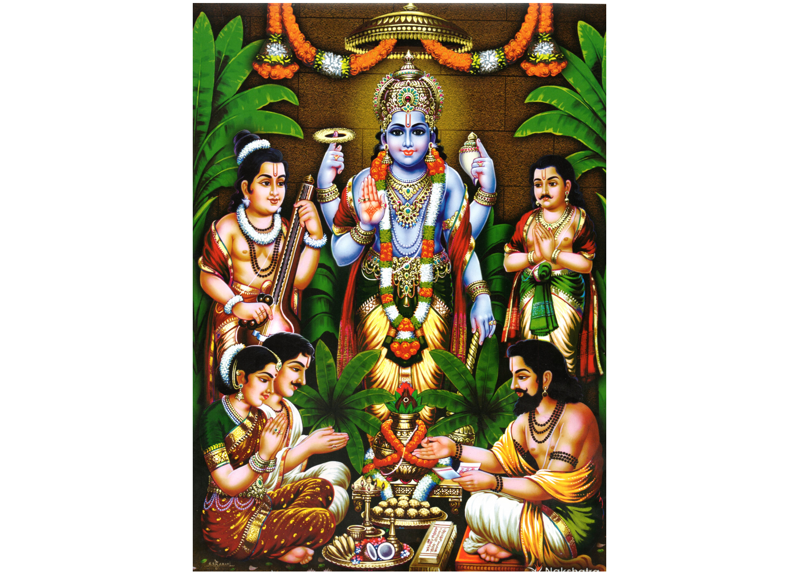Satyanarayana Swamy Photo Frame – 101 Temples