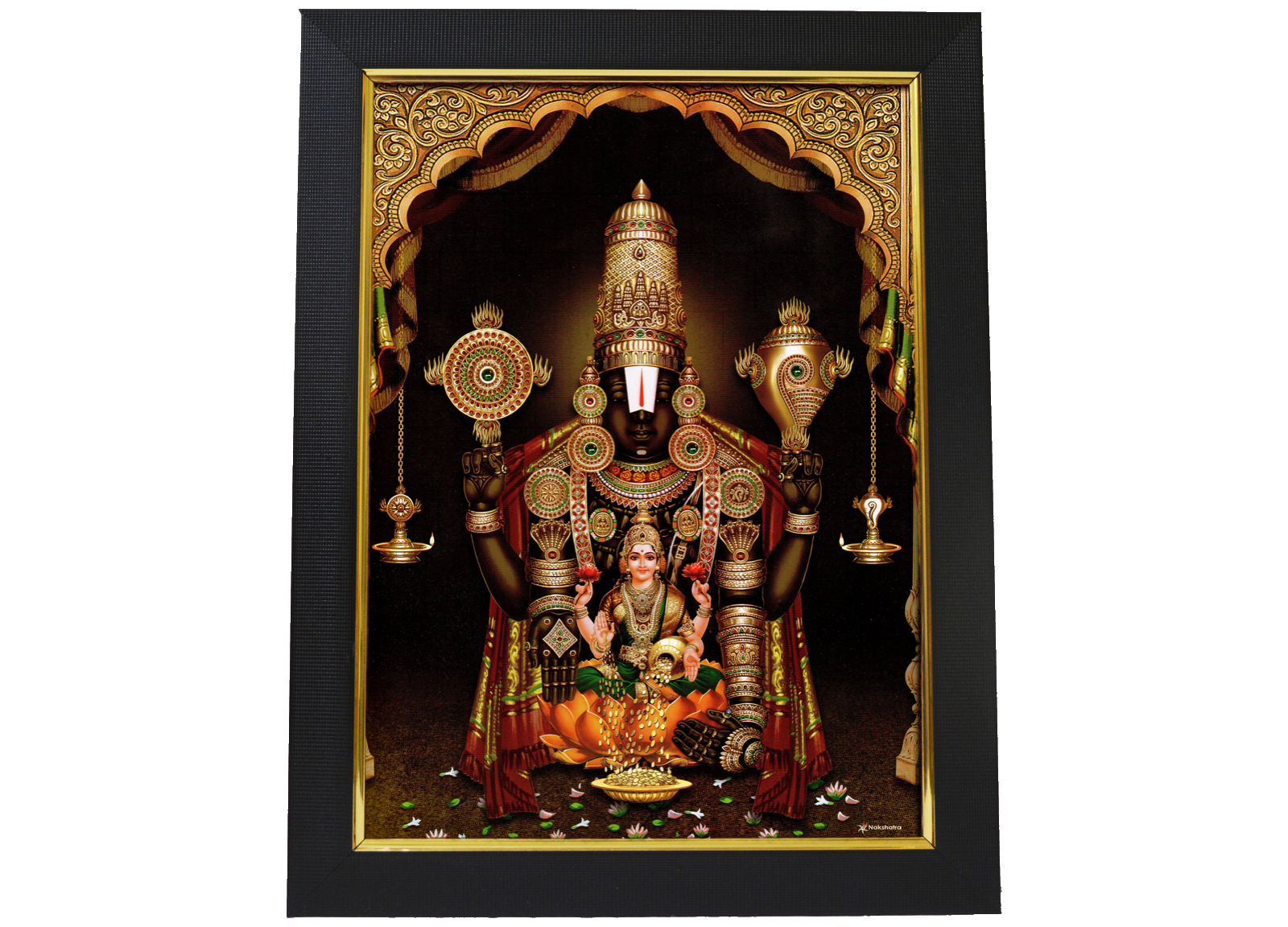 Venkateswara Swamy Lakshmi Photo Frame – 101 Temples